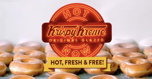 Hot & Fresh – FREE Krispy Kreme Donut Thru May 18