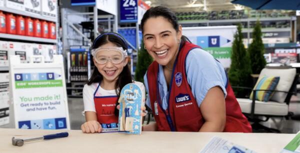 DIY Fun! Kids Can Make a Door Knocker for FREE at Lowe’s