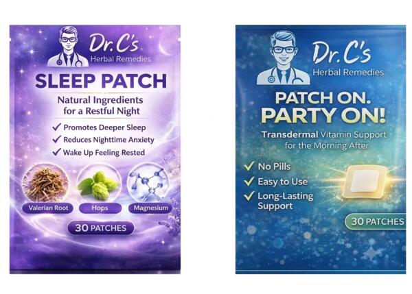 Get a FREE Sample of Dr. C's Party Patch