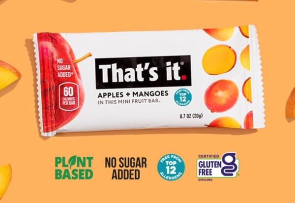That’s It Mango Mini Fruit Bar Sample Pack for Free