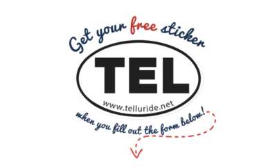Bring a Piece of Telluride Anywhere with Free Stickers