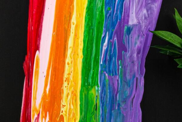 Pride Flag Paint Pour Craft Event for Free