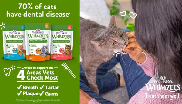 Free Sample of Wellness Whimzees Cat Treats!