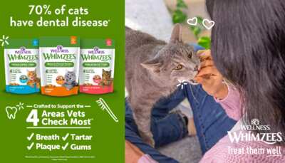 Free Sample of Wellness Whimzees Cat Treats!