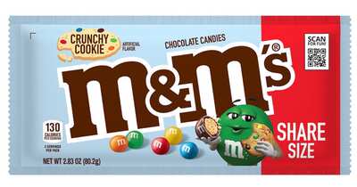 Claim your Free M&M's Crunchy Cookie Milk Chocolate Candy Share Size