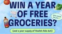 Your Chance to Win a Year’s Worth of Groceries & Health-Ade!