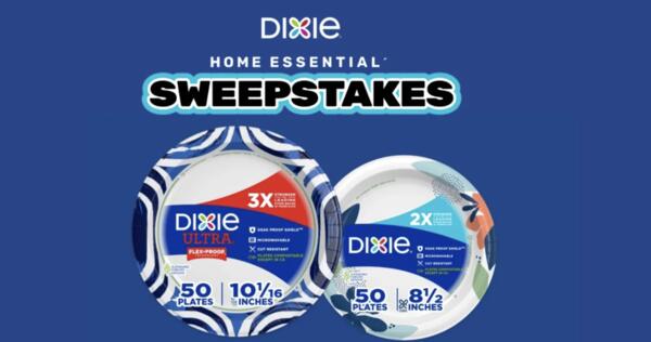 Enter to Win a Year’s Supply of Dixie Paper Products!