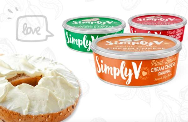 SimplyV Plant-Based Cream Cheese for Free after Cash Back
