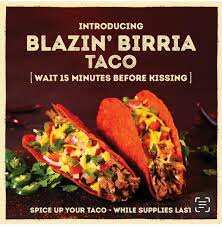 Secure your Free Blazin’ Birria Taco at Moe's!