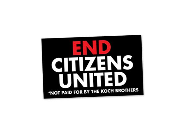 End Citizens United Sticker for Free