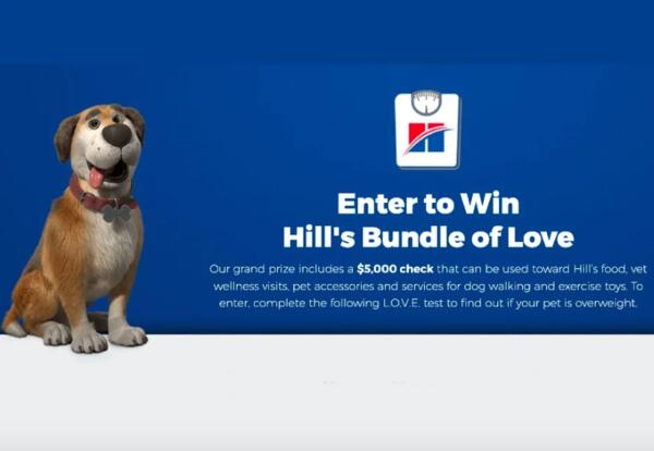 Hill’s Science Diet Bundle of Love Sweepstakes