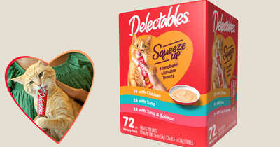 Free Hartz Delectables Squeeze Up Lickable Cat Treats