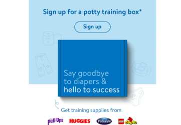 Potty Training Box for Free from Walmart