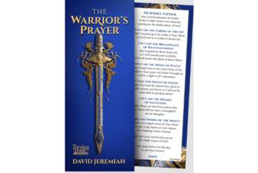 Free Inspirational Bookmark from Dr. David Jeremiah – Warrior’s Prayer