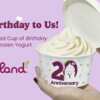Yogurtland Birthday Bash – Free Cupcake Batter Froyo
