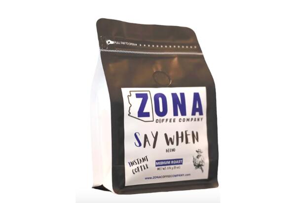 Say When Blend Instant Coffee for Free from Zona Coffee