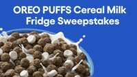 OREO PUFFS Cereal Milk Fridge – Enter to Win