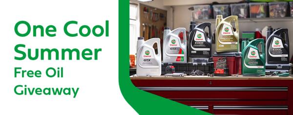 Drive Smoothly with Castrol: Win 15 Quarts of Motor Oil!