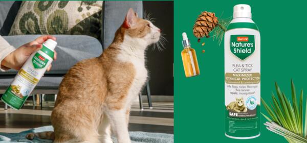 FREE Nature's Shield Flea & Tick Cat Spray