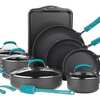 Rachael Ray 15-Piece Cookware Set, Agave Blue for  ONLY $92.42 