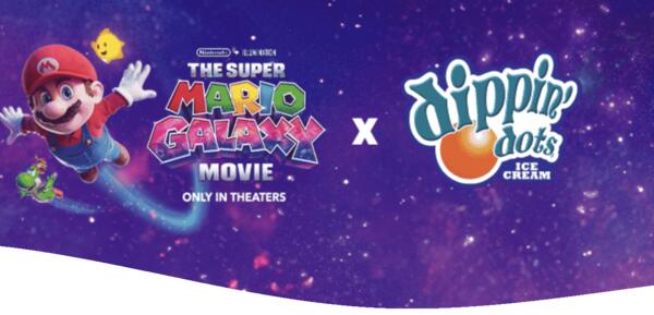 Level Up Your Treat: Free Mario x Dippin’ Dots Cup