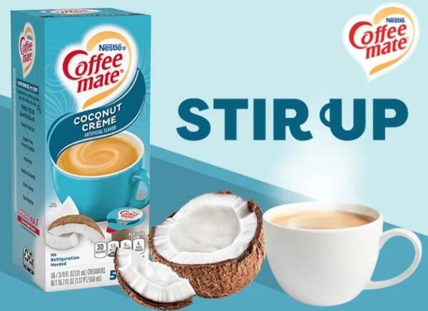 Free Coffee Mate Coconut Creme Flavored Creamer