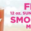 Sweet. Tangy. Free. Sunrise Sunset on Us May 28!