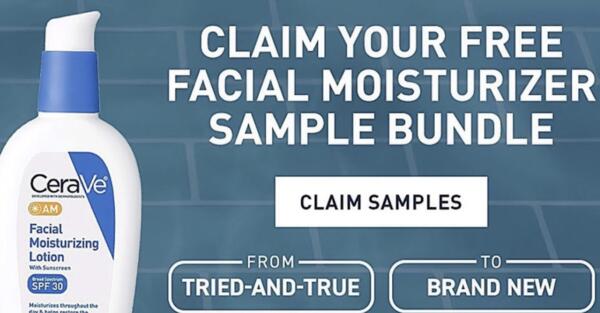Hydrate Your Skin – FREE CeraVe Facial Moisturizer Samples