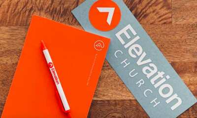 Elevation Church Journal, Pen & Bumper Sticker for Free