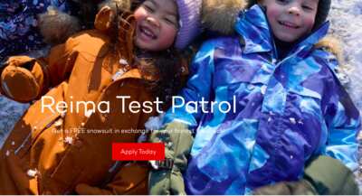 Apply For a Chance to Get a Free Reima Snowsuit