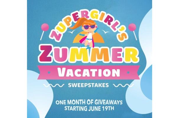 Zuper Girl Adventures: Claim Your Free Sticker and a Shot at Candy for a Year!