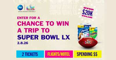Touchdown! Win a Trip to Super Bowl LX with P&G brandSAVER!