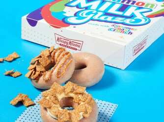 FREE Krispy Kreme Cinnamon Milk Glazed Doughnut w/ ANY Purchase (April 26th Only)