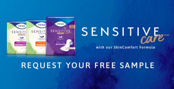 Free Tena Sensitive Care Pad Sample 