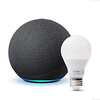 Echo (4th Gen) + Philips Hue Color Smart Bulb for ONLY $50