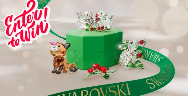 Enter to Win Exquisite Swarovski Ornaments & Collectibles