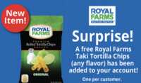 Snack Attack! FREE Tortilla Chips at Royal Farms