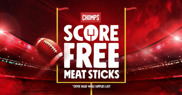 Free CHOMPS - Super Bowl Promo - Register now!
