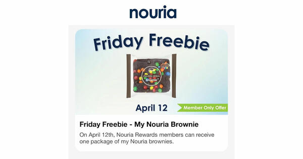 Win a Free Package of Nouria Brownies, hurry up!