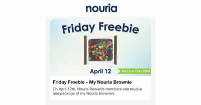 Win a Free Package of Nouria Brownies, hurry up!