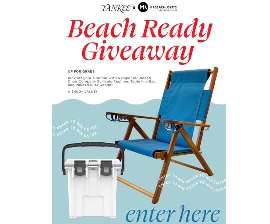Gear Up for Summer: Win a Cape Cod Beach Chair, Table, and Cooler!