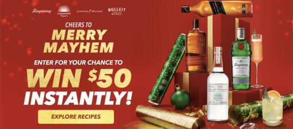 Win Big in the Spirits Holiday Shopper Instant Win Game!