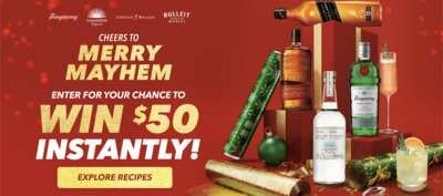 Win Big in the Spirits Holiday Shopper Instant Win Game!
