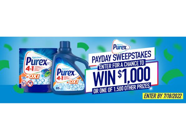 Purex PayDay Sweepstakes