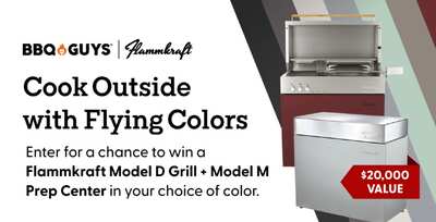 Ignite Your Backyard Cookouts: Win an A Flammkraft Grill & Prep Center!