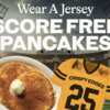 Jersey Up & Get Free Pancakes at Cracker Barrel!