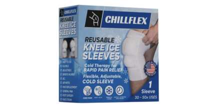 Soothe Knee Pain with FREE ChillFlex Ice Sleeves!