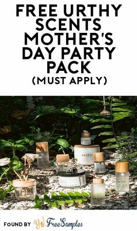 Claim a Free Urthy Scents Mother’s Day Party Pack