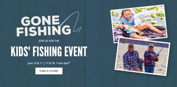 Free Gone Fishing Event by Cabela's & Bass Pro Shops 