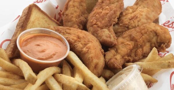 Crispy & FREE! Chicken Tenders at Slim Chickens